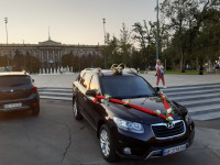 Авто на свадьбу, трансфер, личный водитель. Santa Fe (Вишня) 2013 год.