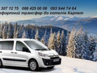 Індивідуальні та групові трансфери. Оренда авто з водієм  Івано-Франківськ