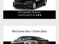 Оренда авто Tesla S з водієм Ужгород