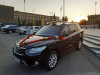 Авто на свадьбу, трансфер, личный водитель. Santa Fe (Вишня) 2013 год.