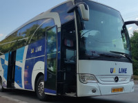Пассажирские перевозки автобусом MERCEDES BENZ TRAVEGO. Аренда автобуса. Пассажирские перевозки автобусом MERCEDES BENZ TRAVEGO (46 мест).